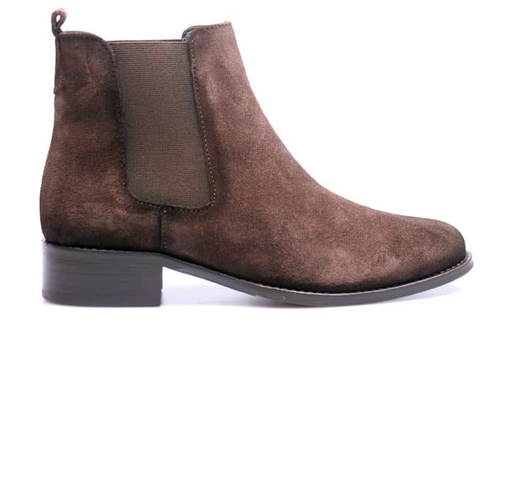 Pinto di Blu – 78545 – Donker bruin suède chelsea enkellaars