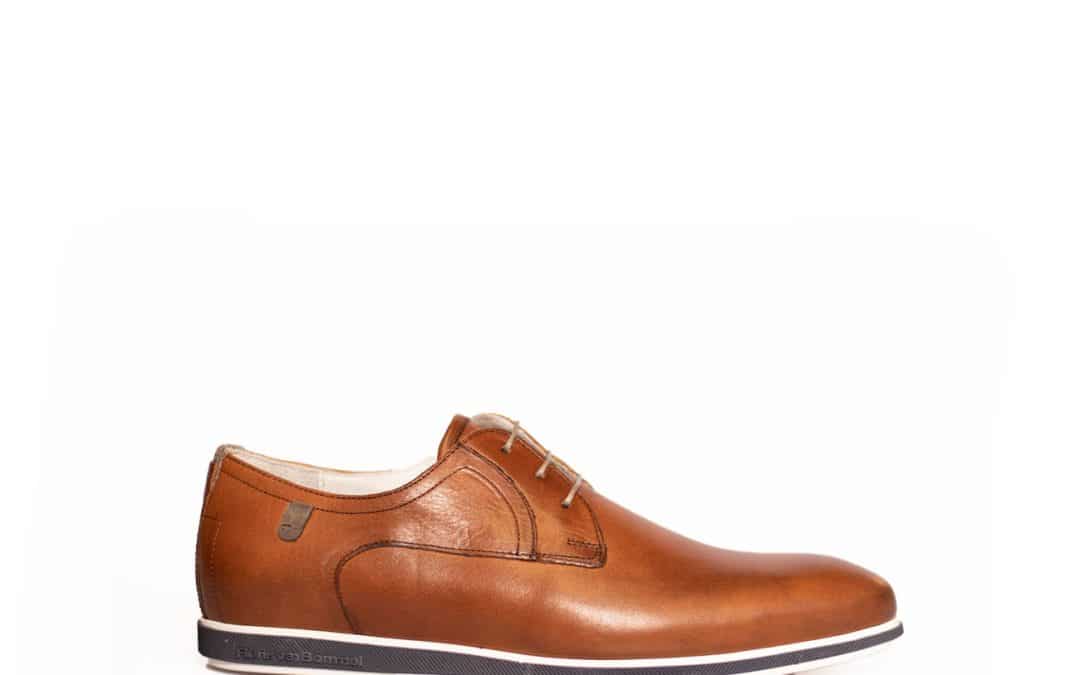 Floris van Bommel – Presli 02.24 Cognac leer veterschoen