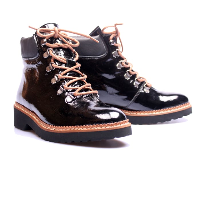 Pinto Di Blu - 81810 - Zwart lak leer veterboot - Afbeelding 2