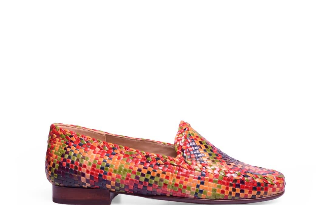 Sioux – Cordera multicolor vlecht instapper