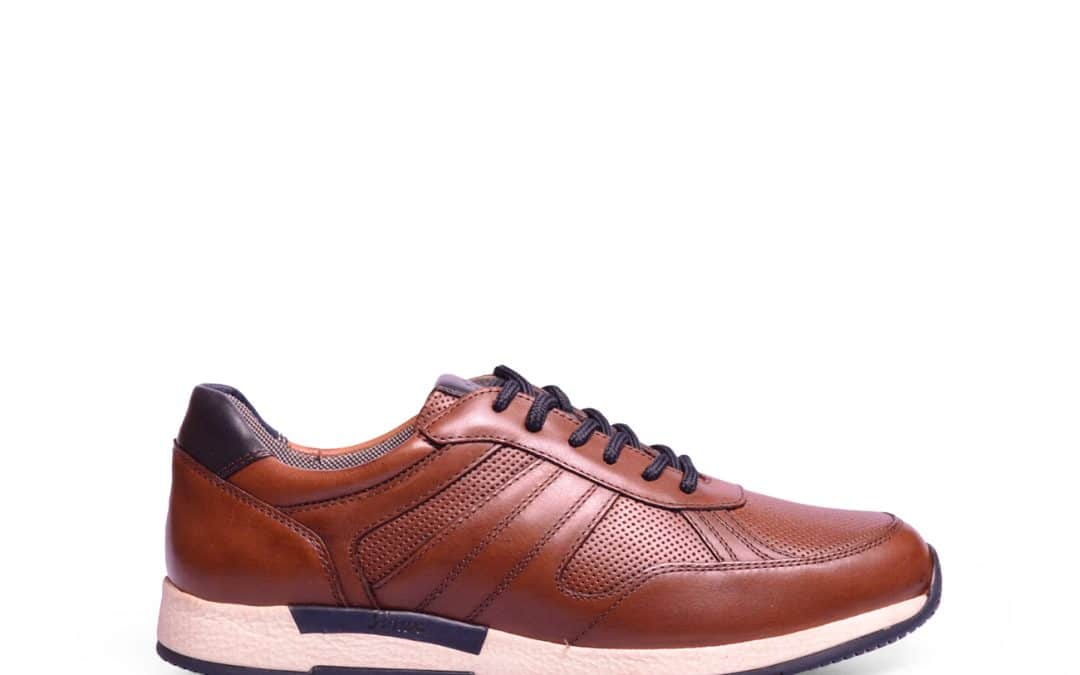 Sioux – Rojaro Cognac leer veterschoen