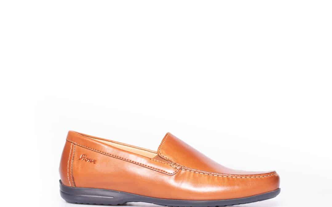 Sioux – Gion cognac leer mocassin