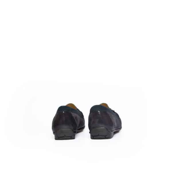 Sioux - Cortizia Blauw Suede print mocassin - Afbeelding 3
