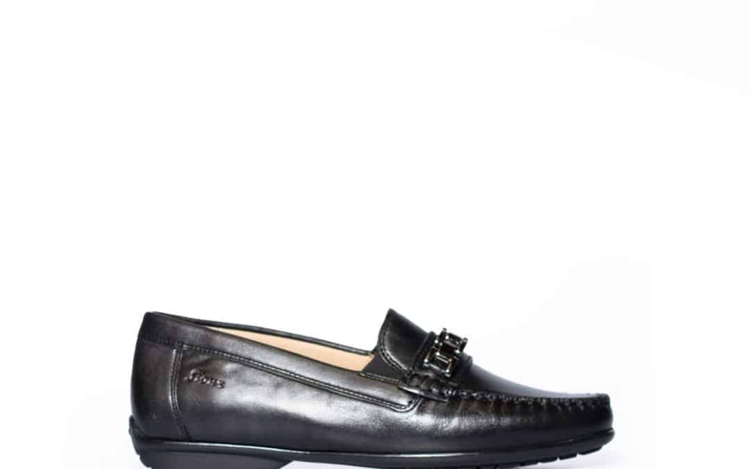 Sioux – Cortizia 727 Zwart leer mocassin