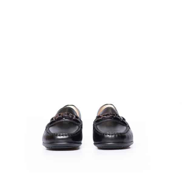 Sioux - Cortizia 727 Zwart leer mocassin - Afbeelding 3