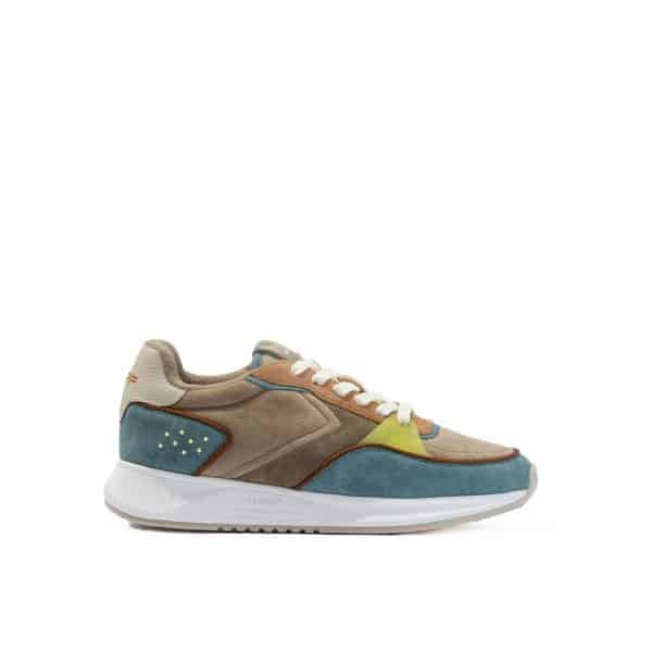 The HOFF Brand - Times Square Blauw camel combi sneaker