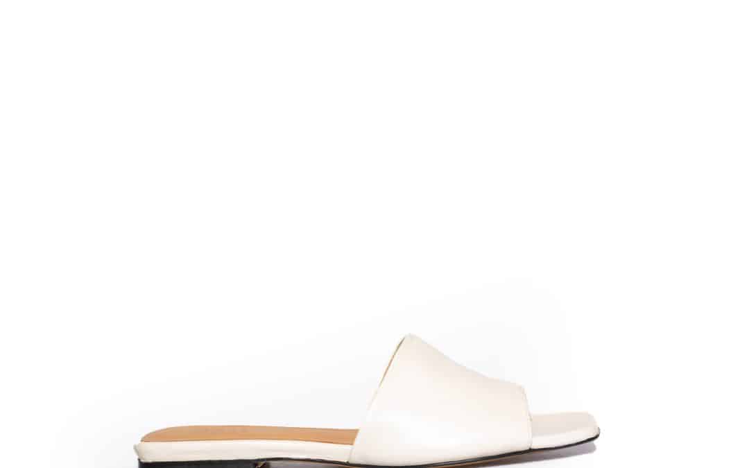 Toral – 1218 Offwhite leer slipper