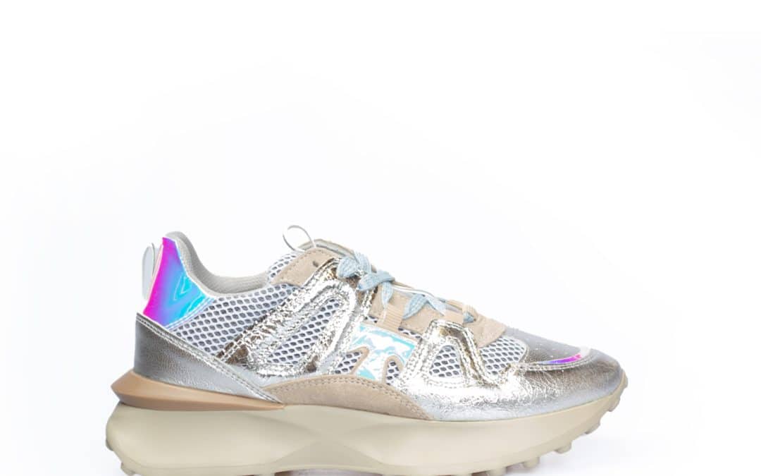 Toral – Track Run Zilver Glans Sneaker