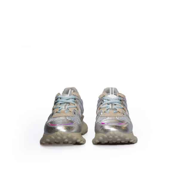 Toral - Track Run Zilver Glans Sneaker - Afbeelding 4