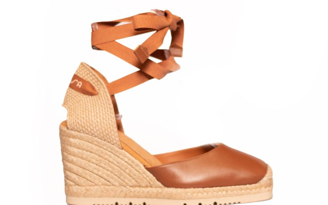 Unisa – Carat – Cognac leer espadrilles