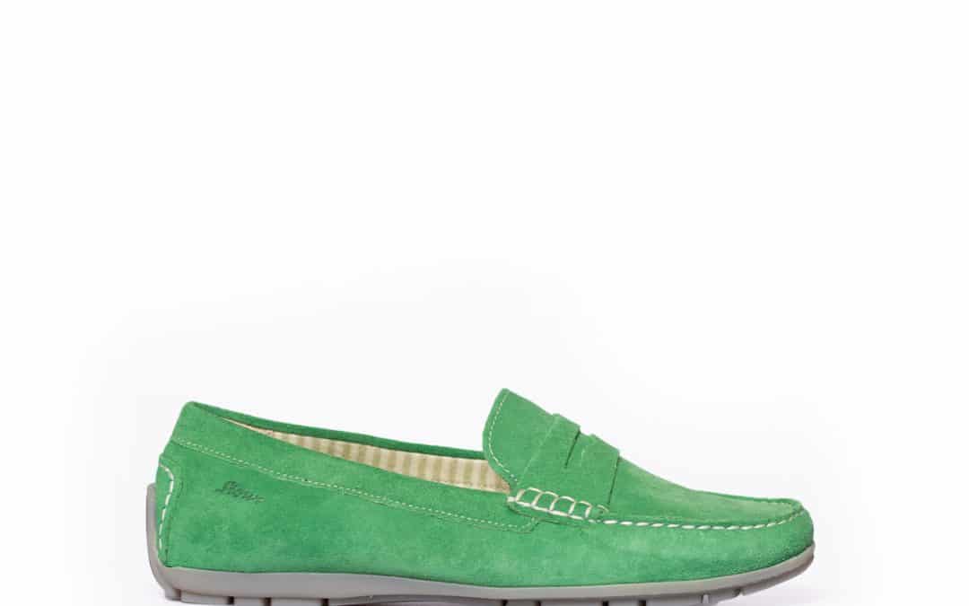 Sioux – Carmona Groen suede mocassion