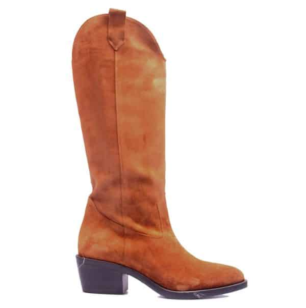 Via vai - 5318082 - Cognac suede westernlaars