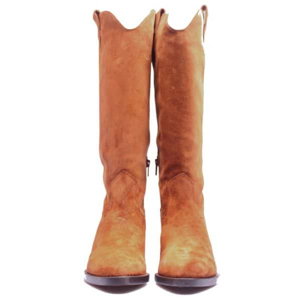 Via vai - 5318082 - Cognac suede westernlaars - Afbeelding 3