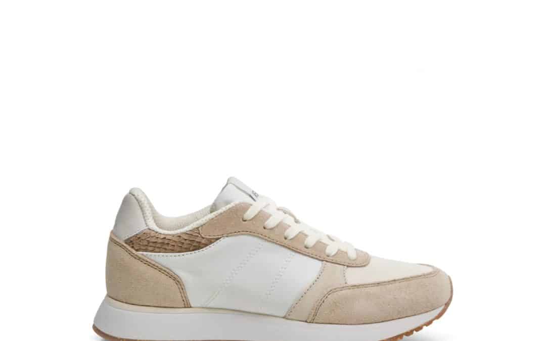 Woden – Ronja Wit beige sneaker