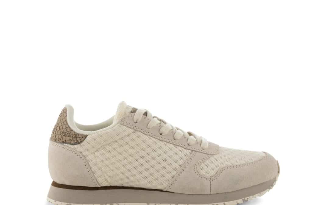 Woden – Ydun Suede mesh II Off white sneaker