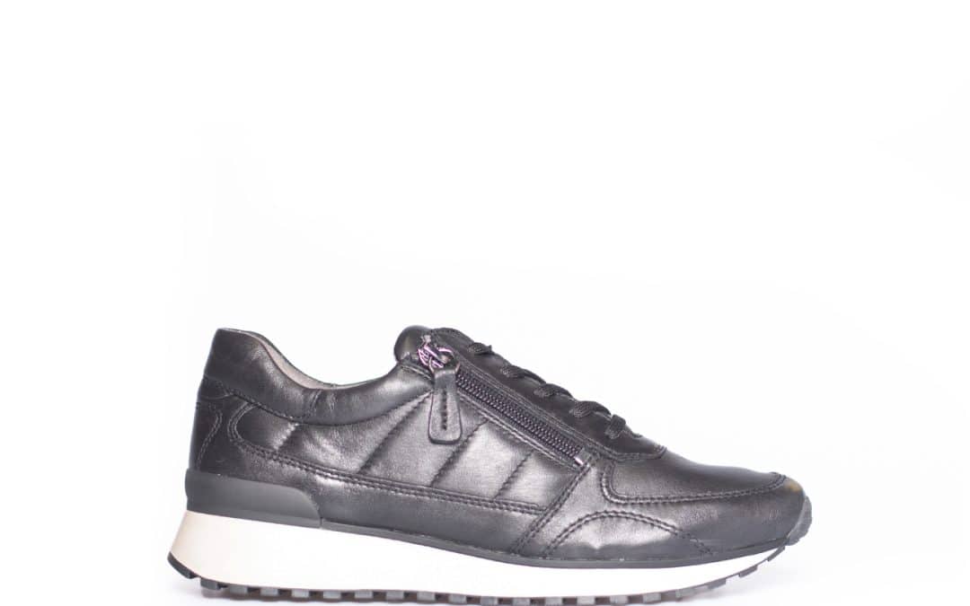 Caprice 9-23701-41 Zwart leer sneaker