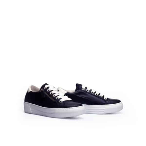 Gabor - 86.465.66 - Donkerblauw leer Sneaker - Afbeelding 2