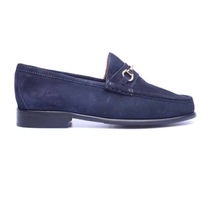 Antonio Paolo – 92 –  Blauw suède mocassins