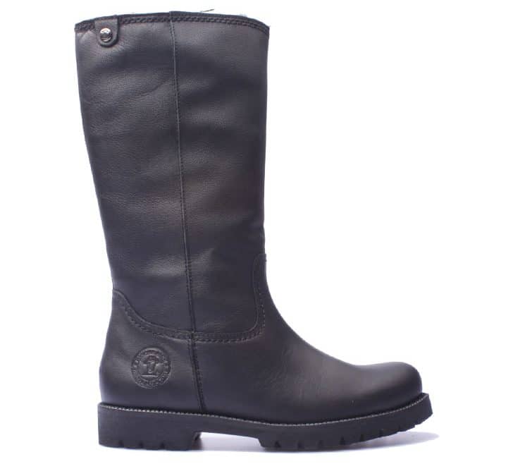 Panama Jack – Bambina Igloo – Zwart leer 3/4 laars