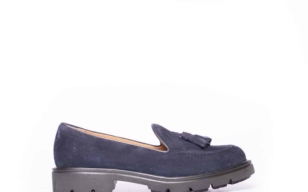 VSL – 7328 Blauw suède instapper