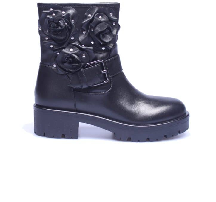 Bruno Premi – U8001X – Zwart leer biker boot