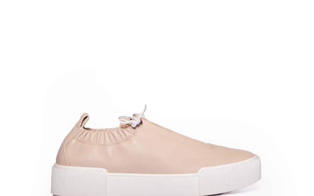 Högl – 5-103610 Nude leer sneaker
