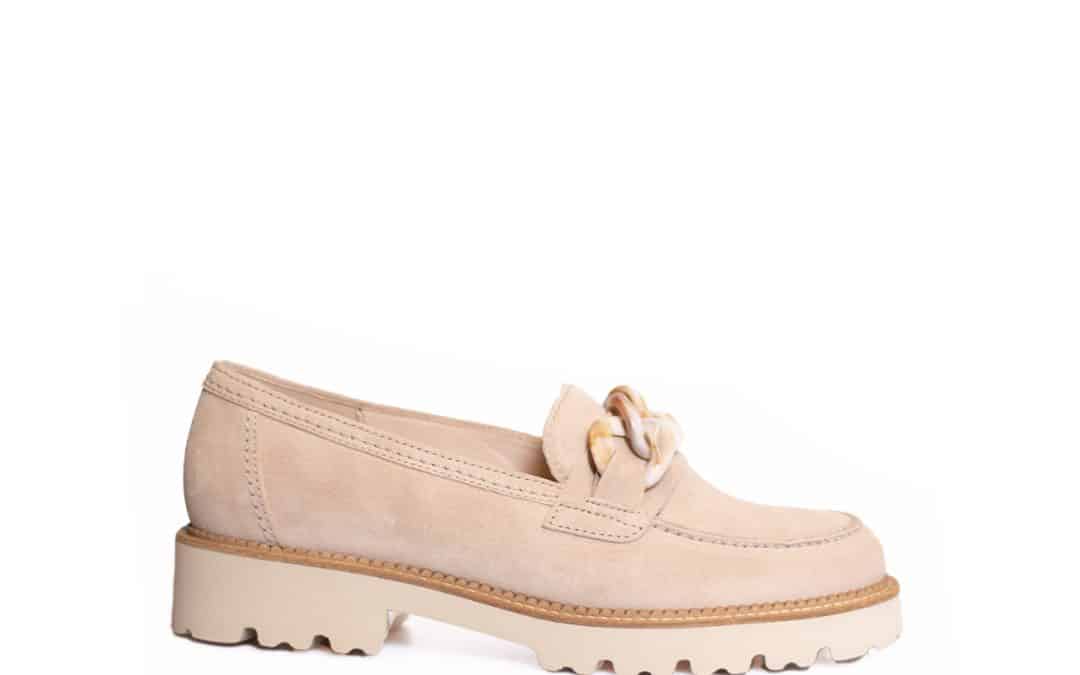 Gabor 25.240.12 – Beige suede instapper