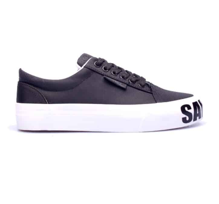 Kendall + Kylie – Maxx – Zwart nylon sneaker