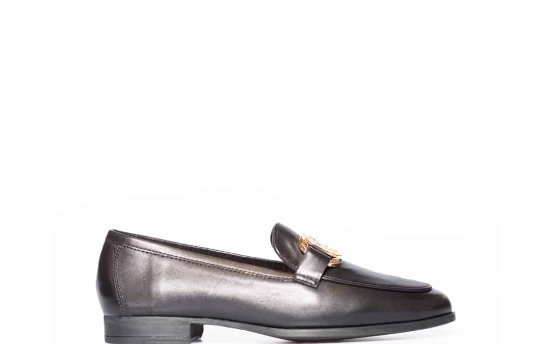 Unisa – Dapi Zwart leer loafer