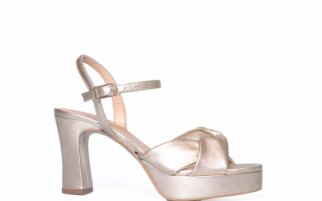 Unisa – Onoa Goud metallic sandaal
