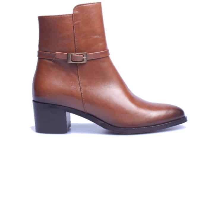 PintoDiBLu – 9857 – Cognac leer enkellaars