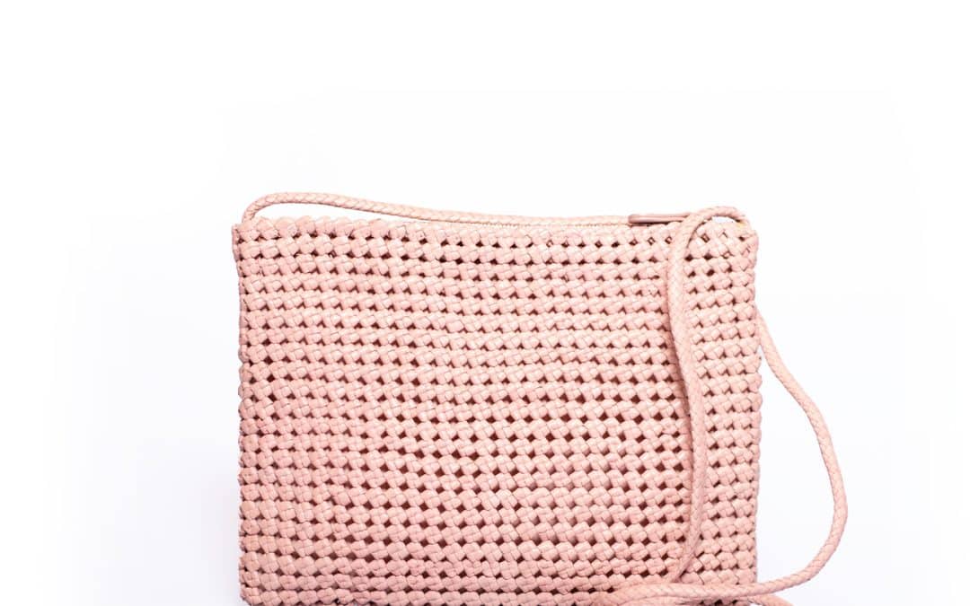 Allan K – Nathalie Roze gevlochten tas