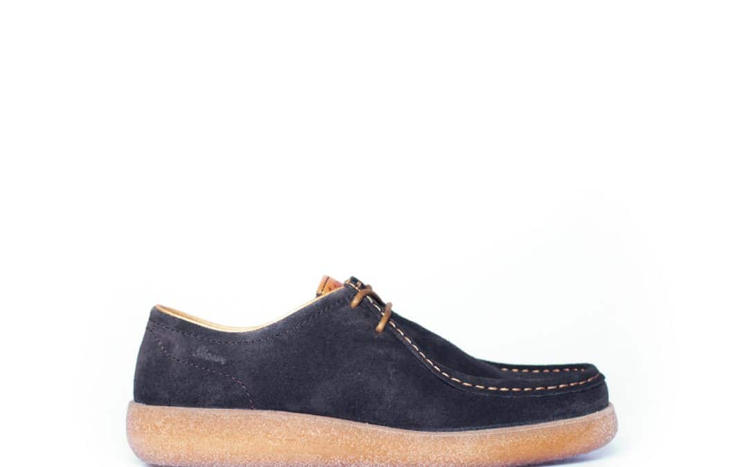 Sioux Jukondon – Grijs bruin suede veterschoen
