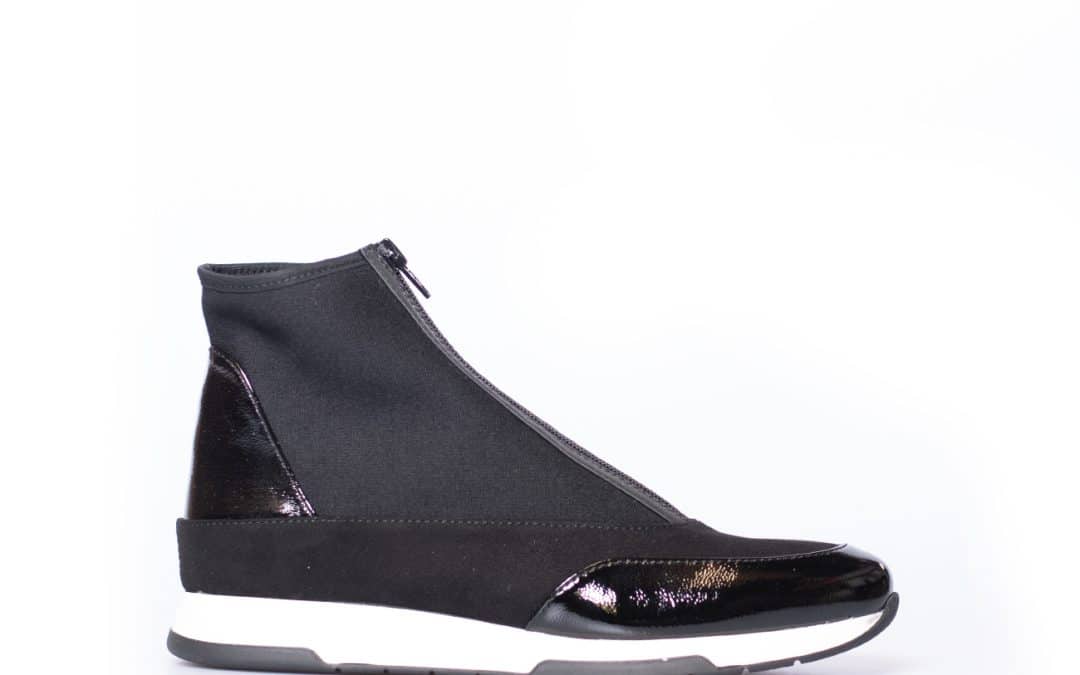 Unisa – Fluvio zwart hoge sneakerboot