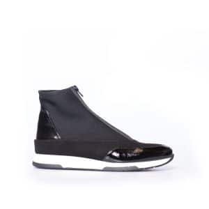 Unisa - Fluvio zwart hoge sneakerboot