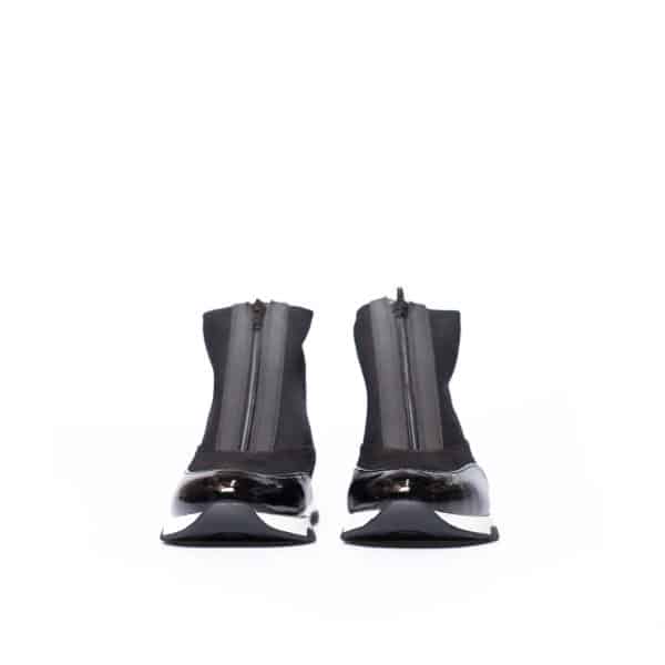 Unisa - Fluvio zwart hoge sneakerboot - Afbeelding 4