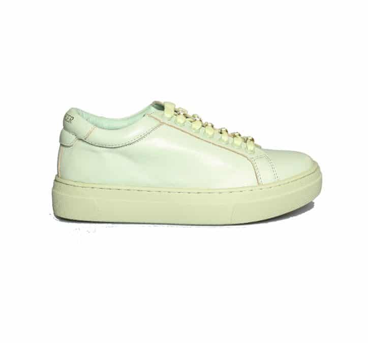 Uma Parker – 15A118NP – Mint groen leer sneaker