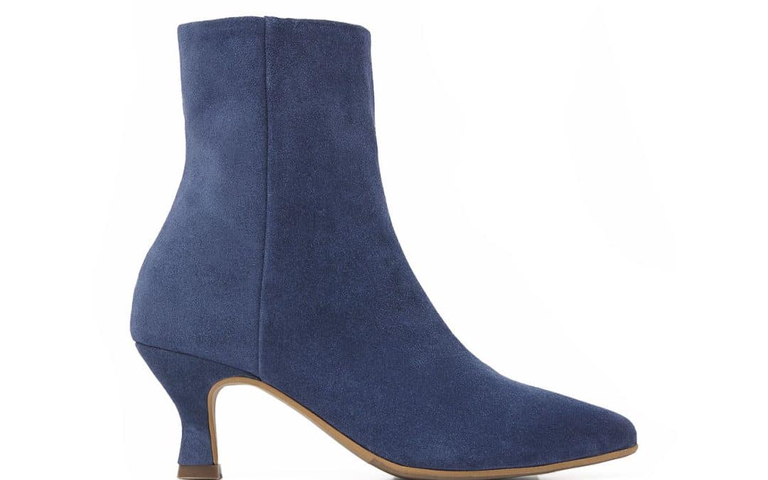 Via vai – 59071 Noelle Rox Blauw suede enkellaars