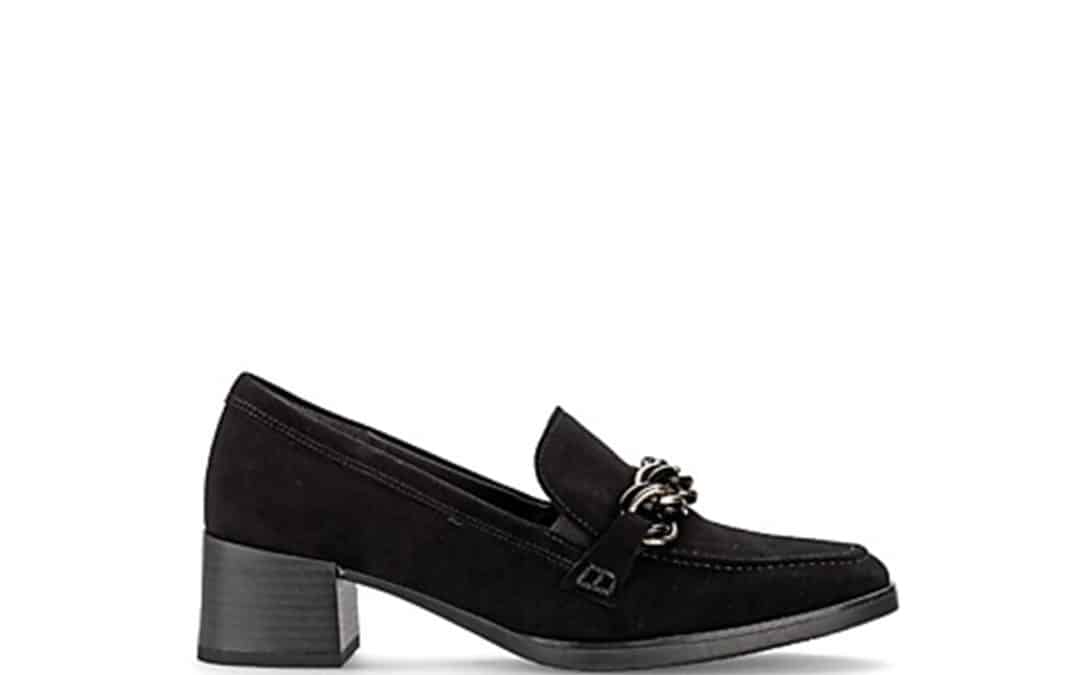 Gabor 32.131.47 Zwart suede instapper