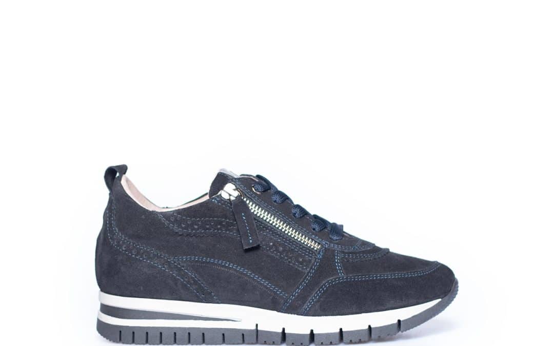 DL Sport – 5826 – Donkerblauw suede sneaker