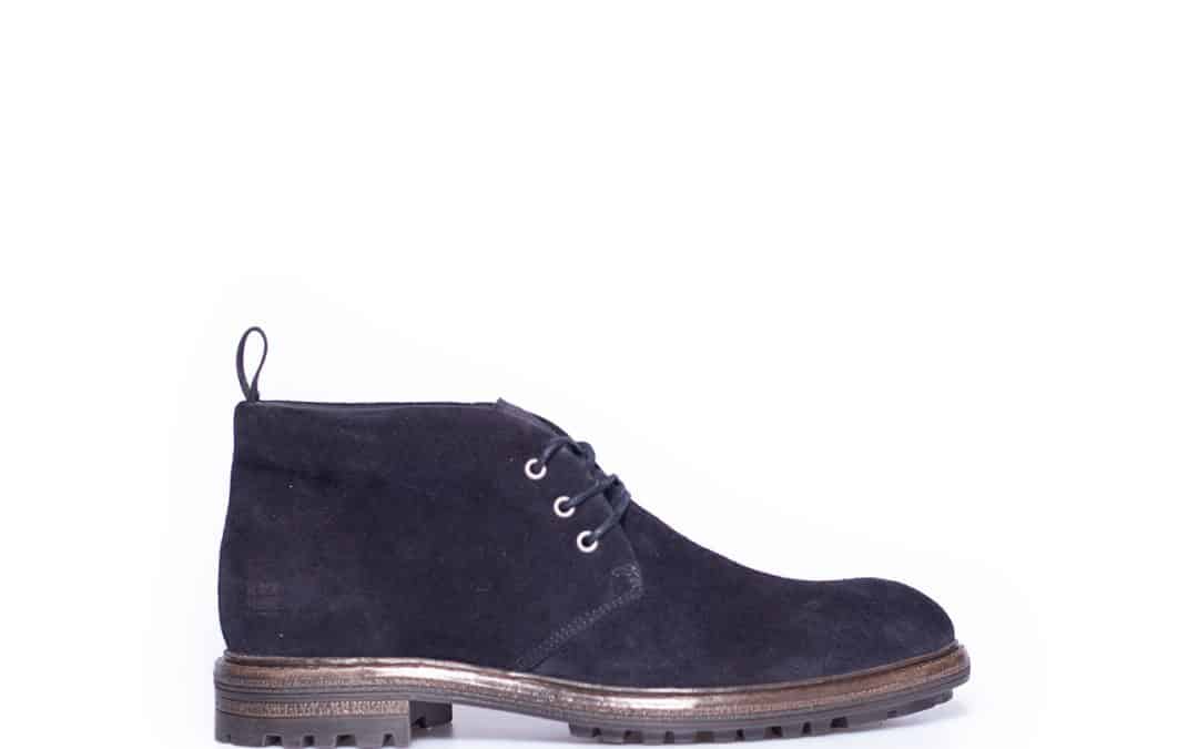 Blackstone – UG19 Donkerblauw suede veterboot