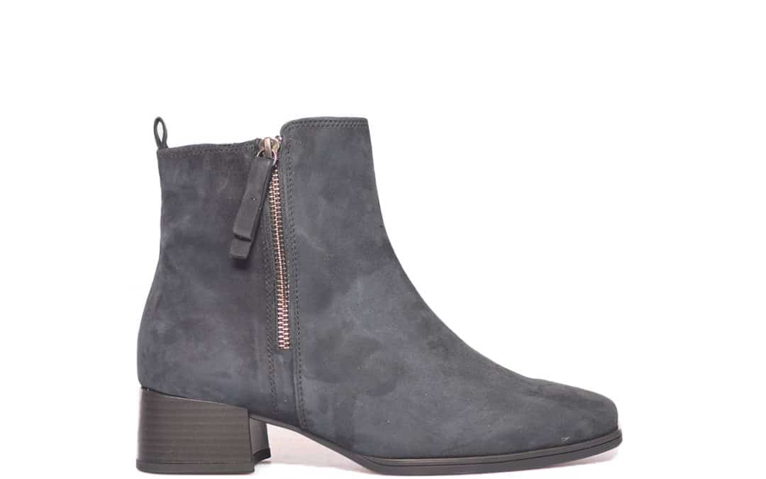 Gabor 32.922.46 Blauw suède enkellaars