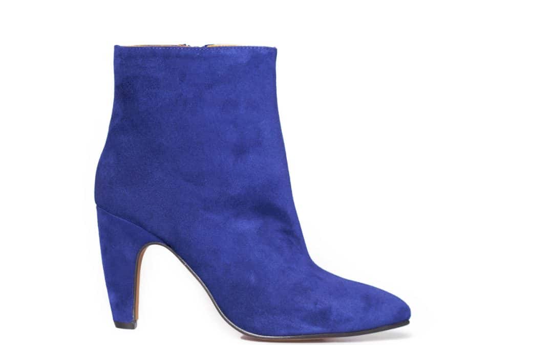 Toral – Pyton Blue china suede enkellaars