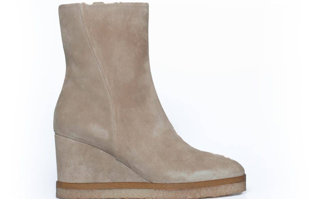 Via vai – 61019 Aura Miley taupe – grijs suède enkellaars