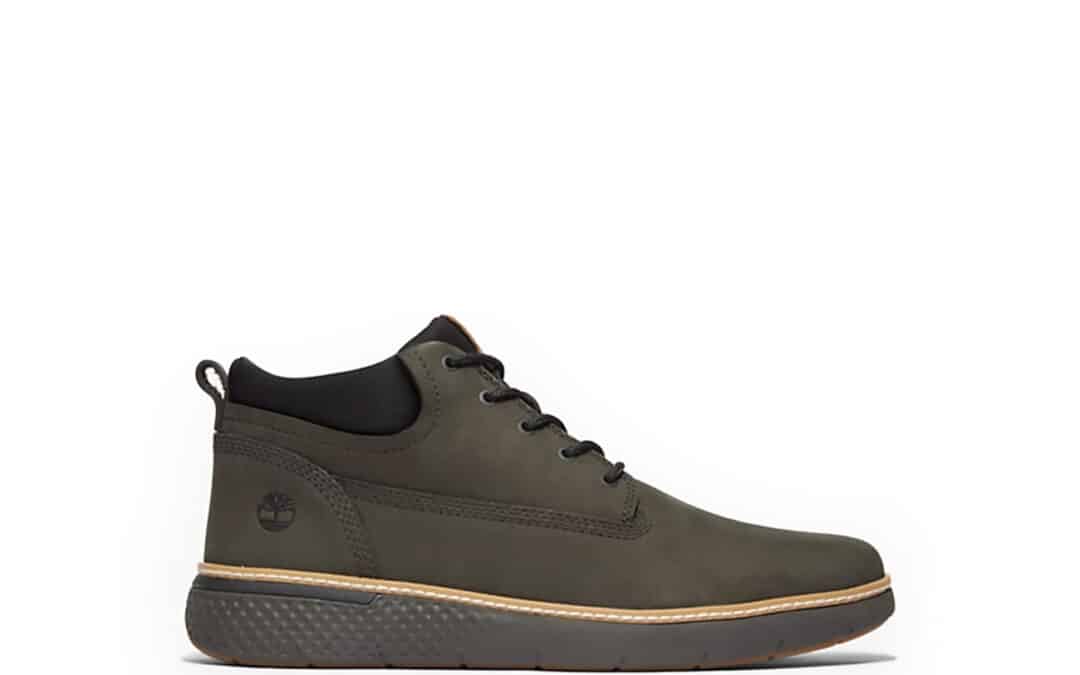 Timberland – Cross Mark – groen nubuck veterboot