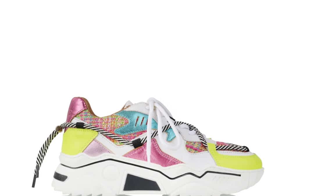 DWRS Label – Jupiter Tweed Multi color sneaker