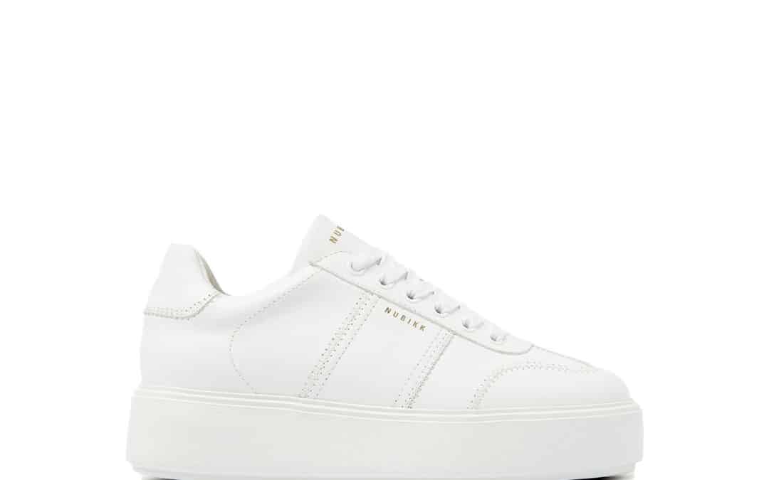 Nubikk – Elise Wing – Wit leer sneaker