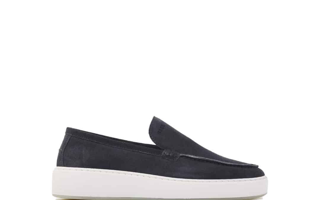 Nubikk – Jiro Mio – Blauw suede loafers