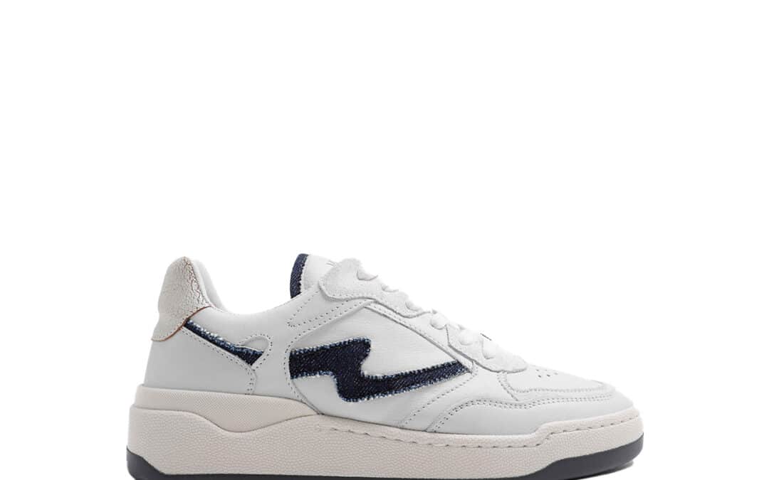 Via vai – 62026 Sam levi – Wit leer sneaker