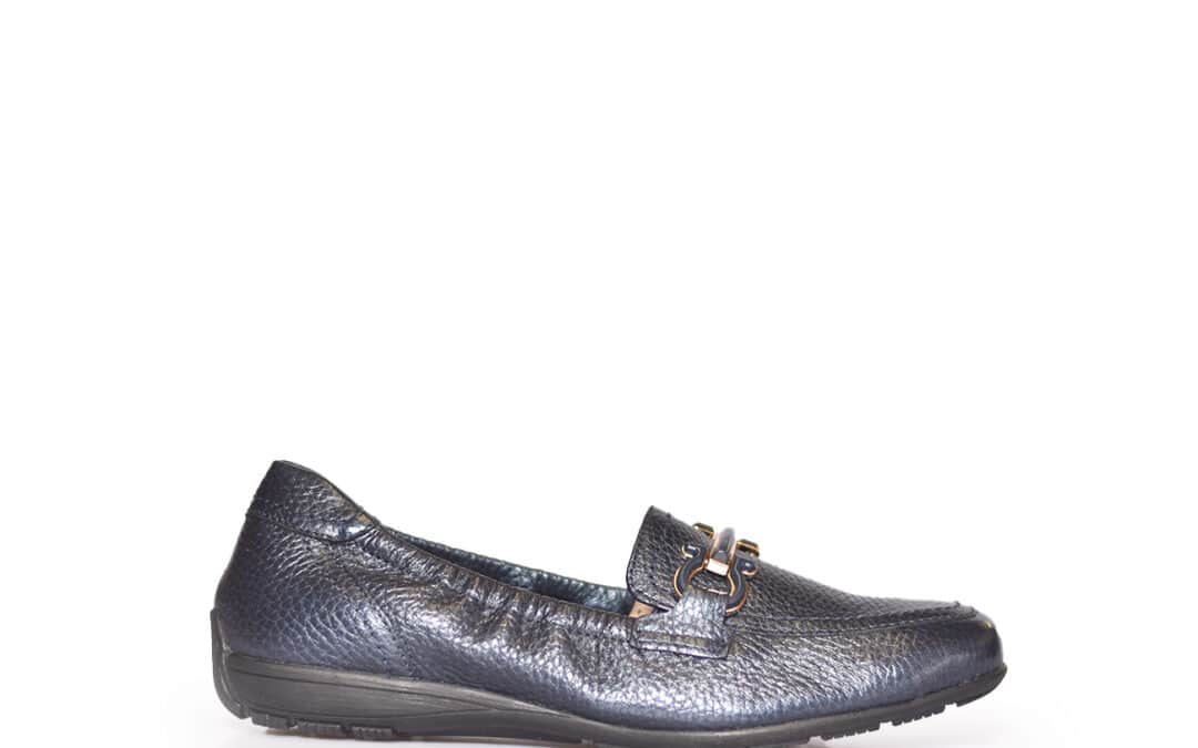 Caprice – 9-24654 – Blauw leer instapper